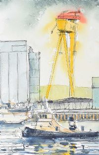 HARLAND & WOLFF by Stephen McClean at Ross's Online Art Auctions