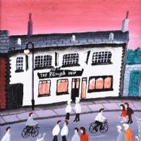 LADS NIGHT OUT AT THE PLOUGH by John Ormsby at Ross's Online Art Auctions