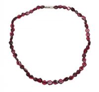 BEADED GARNET NECKLACE at Ross's Online Art Auctions
