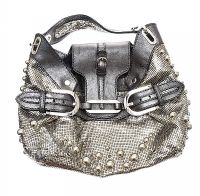 JIMMY CHOO CHAIN MAIL AND LEATHER HANDBAG at Ross's Online Art Auctions