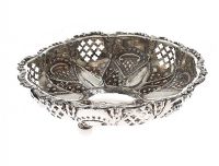 VICTORIAN STERLING SILVER TRINKET DISH at Ross's Online Art Auctions