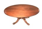 6FT ANTIQUE MAHOGANY DINING ROOM TABLE at Ross's Online Art Auctions