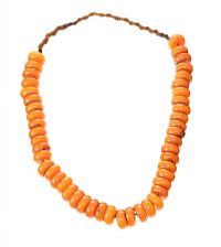 AMBER BEAD NECKLACE at Ross's Online Art Auctions