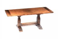 ANTIQUE OAK REFECTORY TABLE at Ross's Online Art Auctions