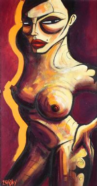 NUDE, SPAIN by Terry Bradley at Ross's Online Art Auctions