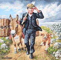 HEADING OUT FOR THE TURF by Roy Wallace at Ross's Online Art Auctions