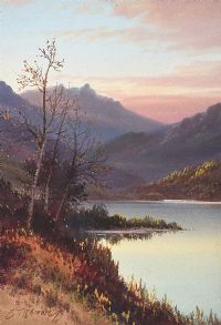 LAKE IN CONNEMARA by George Trevor at Ross's Online Art Auctions