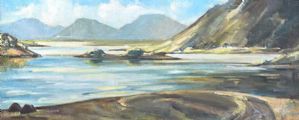 TWELVE PINS FROM LOUGH INAGH, CONNEMARA by Marjorie Henry RUA at Ross's Online Art Auctions