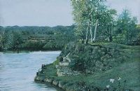AT THE WATER'S EDGE by Jack Cudworth at Ross's Online Art Auctions