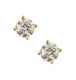18CT GOLD DIAMOND STUD EARRINGS at Ross's Online Art Auctions