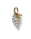 18CT GOLD AND WHITE GOLD DIAMOND PENDANT at Ross's Online Art Auctions
