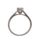 PLATINUM SOLITAIRE DIAMOND RING at Ross's Online Art Auctions