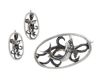 GEOFFREY BELLAMY STERLING SILVER BROOCH AND EARRING SET at Ross's Online Art Auctions