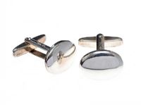 STERLING SILVER CUFFLINKS BY THE DESIGNER QUINN at Ross's Online Art Auctions