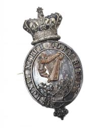 ROYAL NORTH DOWN RIFLES BADGE at Ross's Online Art Auctions