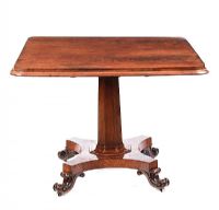 WILLIAM IV CENTRE TABLE at Ross's Online Art Auctions