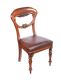 SET OF FOUR WILLIAM IV MAHOGANY DINING ROOM CHAIRS at Ross's Online Art Auctions