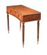 WALNUT CONCAVE SIDE TABLE at Ross's Online Art Auctions