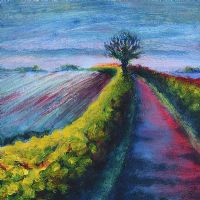 THE YELLOW HEDGE by Irish School at Ross's Online Art Auctions