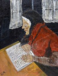 THE DIARY by Rose Elizabeth Moorcroft at Ross's Online Art Auctions