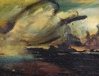 STORM APPROACHING by Patricia Cleland Clark at Ross's Online Art Auctions