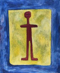 STANDING FIGURE by R. Livingstone at Ross's Online Art Auctions