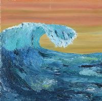 THE WAVE by Irish School at Ross's Online Art Auctions