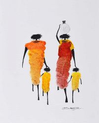 AFRICAN MOTHERS by African School at Ross's Online Art Auctions