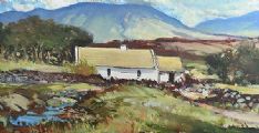 COTTAGE NEAR SNEEM, COUNTY KERRY by Paul Gallagher at Ross's Online Art Auctions