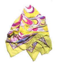 PRINTED COTTON SCARF BY DESIGNER 'EMILIO PUCCI' at Ross's Online Art Auctions