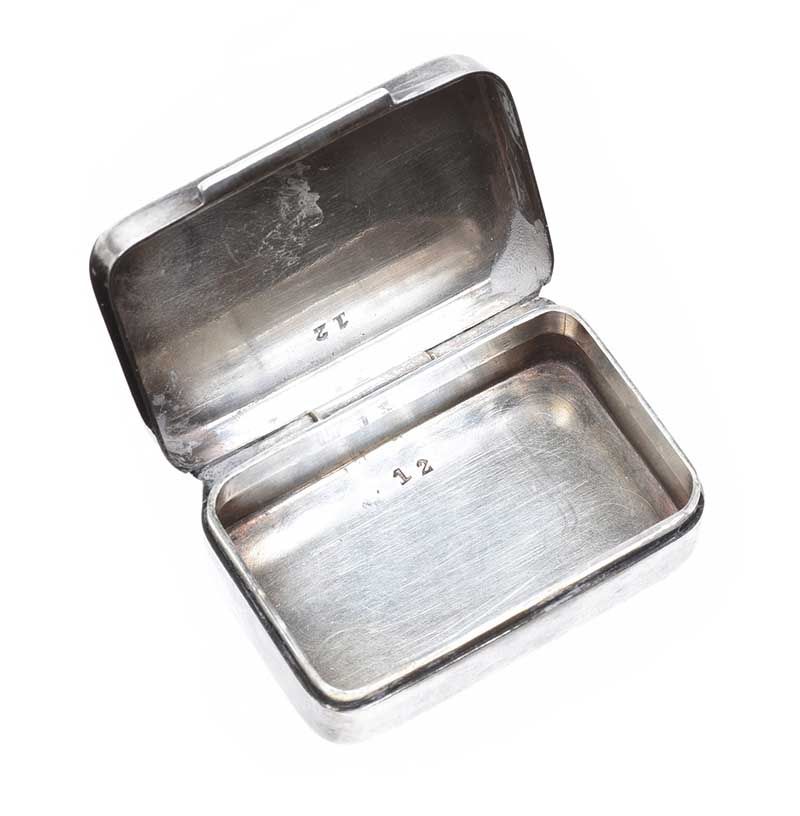 VINTAGE SILVER PILL BOX at Ross's Online Art Auctions