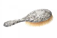 STERLING SILVER HAIR BRUSH at Ross's Online Art Auctions