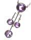 SILVER NECKLACE SET WITH AMETHYST at Ross's Online Art Auctions