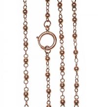 9CT GOLD BEADED-LINK GUARD CHAIN at Ross's Online Art Auctions
