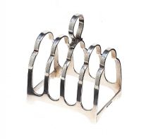 STERLING SILVER TOAST RACK at Ross's Online Art Auctions