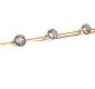 ANTIQUE GOLD DIAMOND BAR BROOCH WITH FITTED BOX at Ross's Online Art Auctions