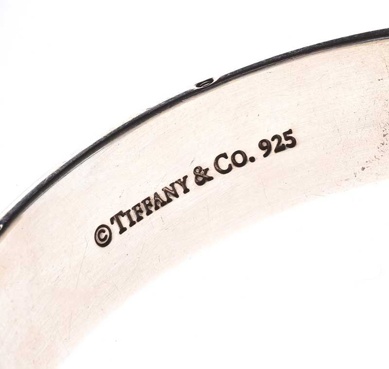 TIFFANY & CO STERLING SILVER BANGLE at Ross's Online Art Auctions