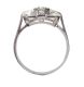 PLATINUM DIAMOND TABLET CLUSTER RING IN THE STYLE OF ART DECO at Ross's Online Art Auctions