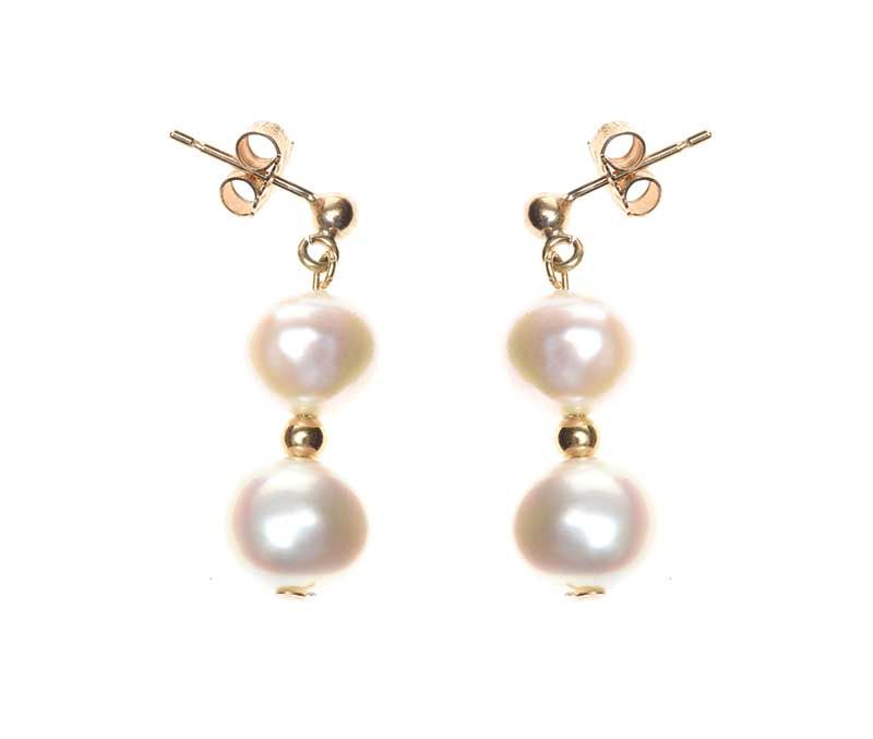 COLLECTION FRESHWATER CULTURED PEARL JEWELLERY MOUNTED IN 9CT GOLD at Ross's Online Art Auctions