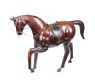 LIBERTY LARGE LEATHER HORSE at Ross's Online Art Auctions