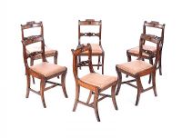 SET OF SIX REGENCY DINING CHAIRS at Ross's Online Art Auctions