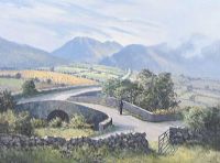 TRASSEY BRIDGE IN THE MOURNES by William Henry Burns at Ross's Online Art Auctions