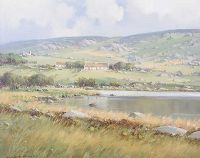 QUIET WATERS NEAR CROLLY, COUNTY DONEGAL by Arthur H. Twells RUA at Ross's Online Art Auctions