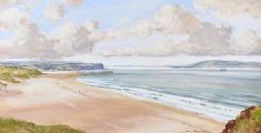 STRAND AT PORTSTEWART by Samuel McLarnon UWS at Ross's Online Art Auctions