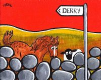 THE ROAD TO DERRY by Anthony O'Hagan at Ross's Online Art Auctions