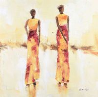 CATWALK QUEENS by African School at Ross's Online Art Auctions