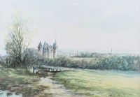 KILLYLEAGH CASTLE by William Cunningham at Ross's Online Art Auctions