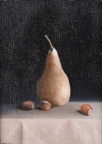 PEAR WITH HAZELNUTS by Kevin Meehan at Ross's Online Art Auctions