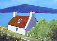 SIOBHAN'S COTTAGE, DONEGAL by Sean Lorinyenko at Ross's Online Art Auctions