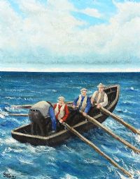 SEA DOGS by Sean Loughrey at Ross's Online Art Auctions